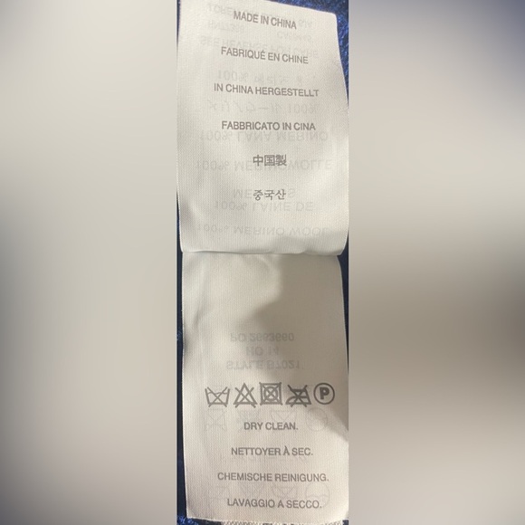 J. Crew Merino Wool Blue Cardigan w/Tie Waist, Size XXS, Dry Clean, Pockets - Picture 7 of 8